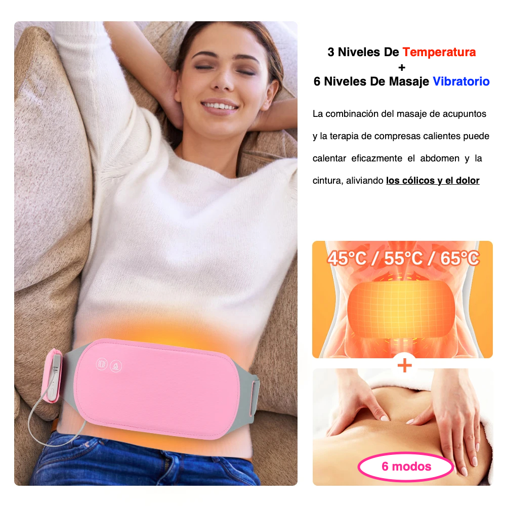 Cinturón Térmico: Alivio Rápido para Cólicos Menstruales  ®